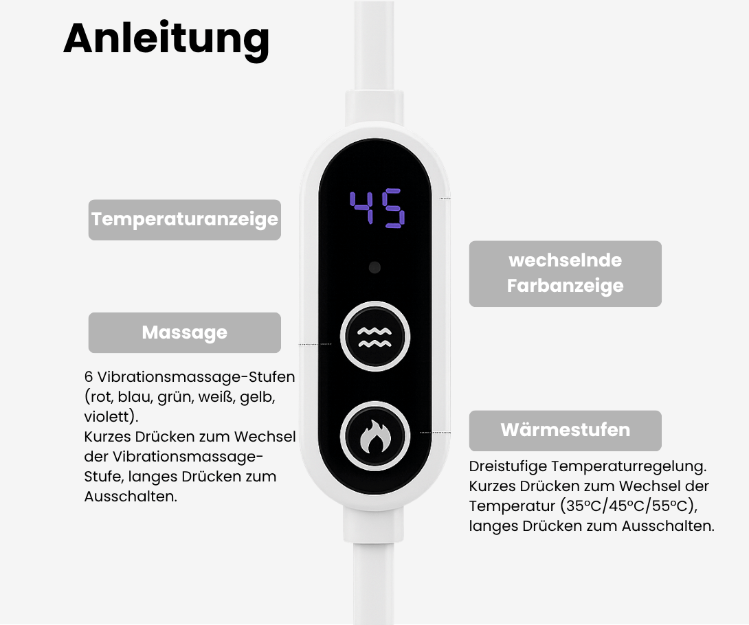 LEEVO CALMIVIS - innovative Massagemaske für Augen, die Ruhe verdienen