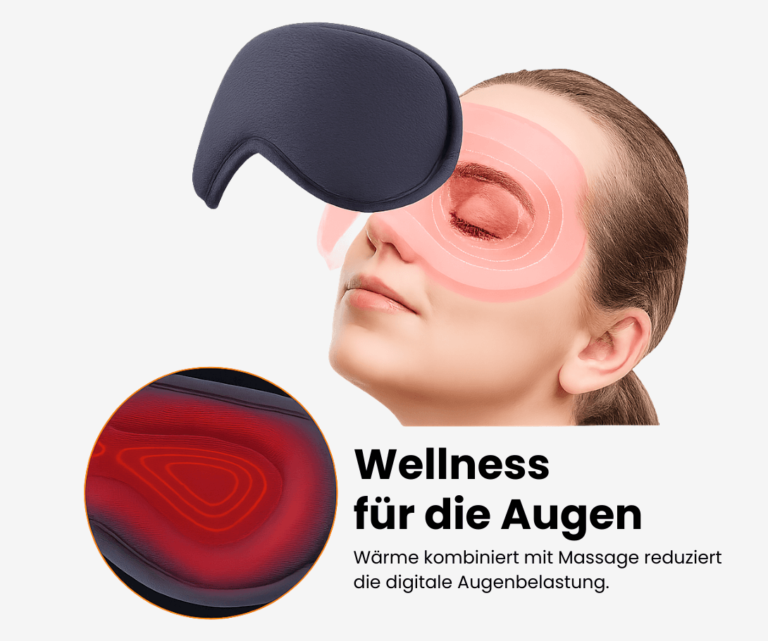 LEEVO CALMIVIS - innovative Massagemaske für Augen, die Ruhe verdienen