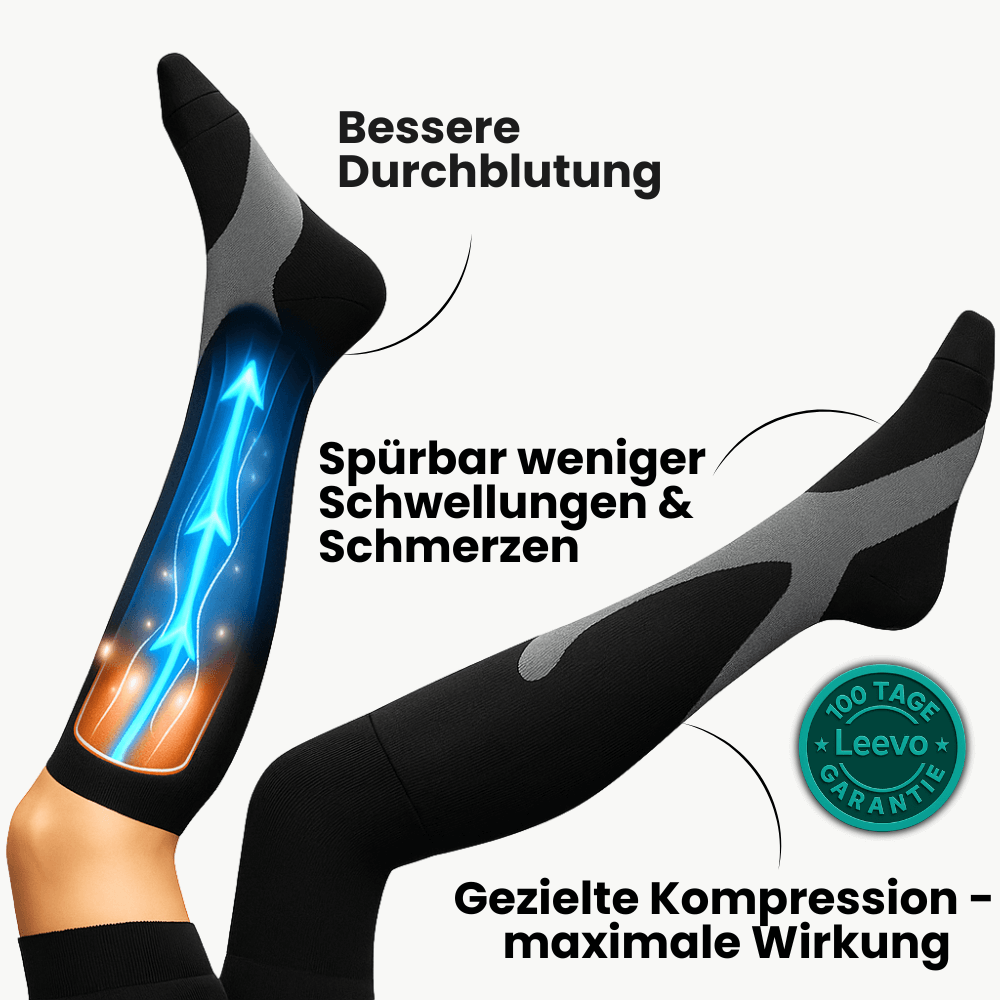 VitalFlow - 3-Zonen-Kompressionssocken zur Entlastung für Beine & Füße