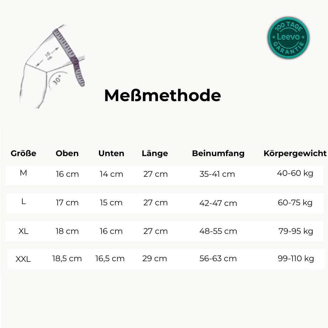 Leevo FlexKnee – Premium Knie-Kompression für Stabilität & Schmerzfreiheit