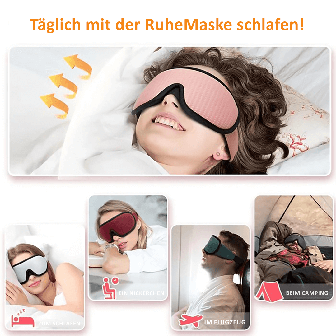 LEEVO RuheMaske - einzigartige Verdunkelung für erholsamen Schlaf