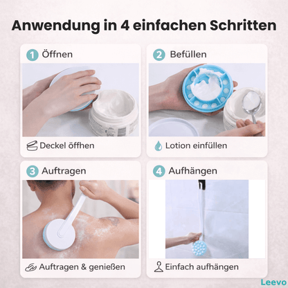VitalLotion - Pflegender Rücken Lotion Applikator für müheloses Eincremen