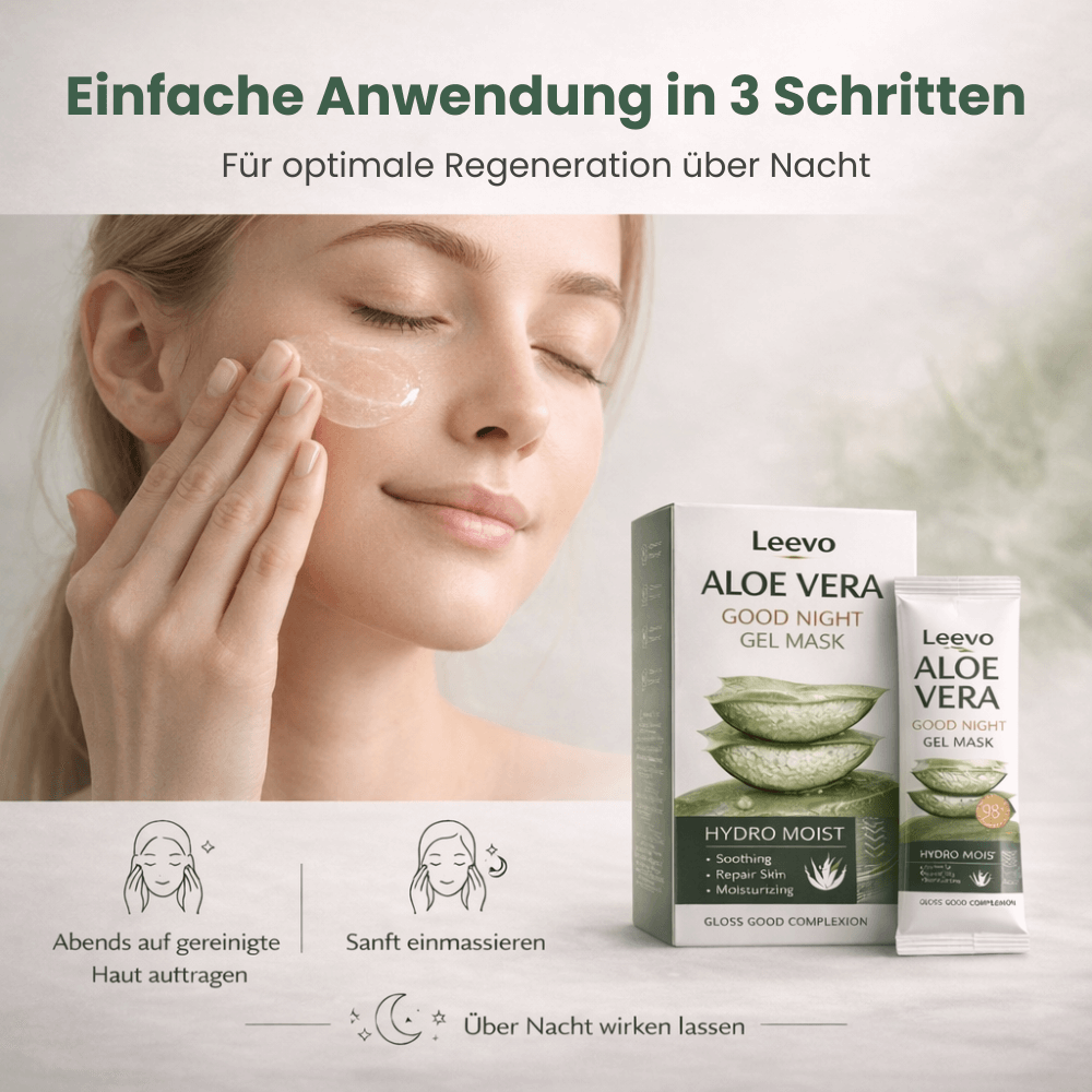 Vital Aloe Nachtelixier - Exklusive Nachtmaske für sichtbar erholte Haut