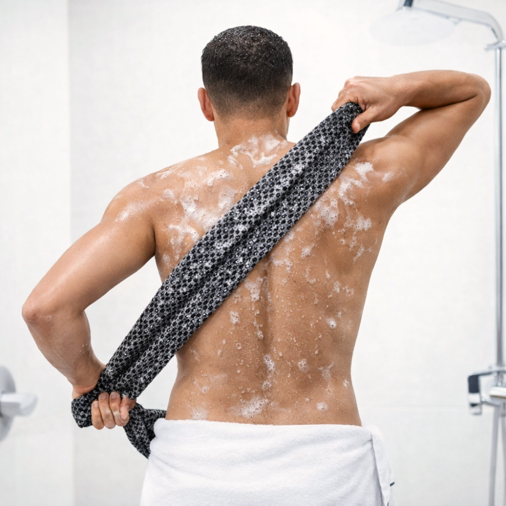 VitalTowel – Sanftes, hygienisches Peeling für Rücken & Körper