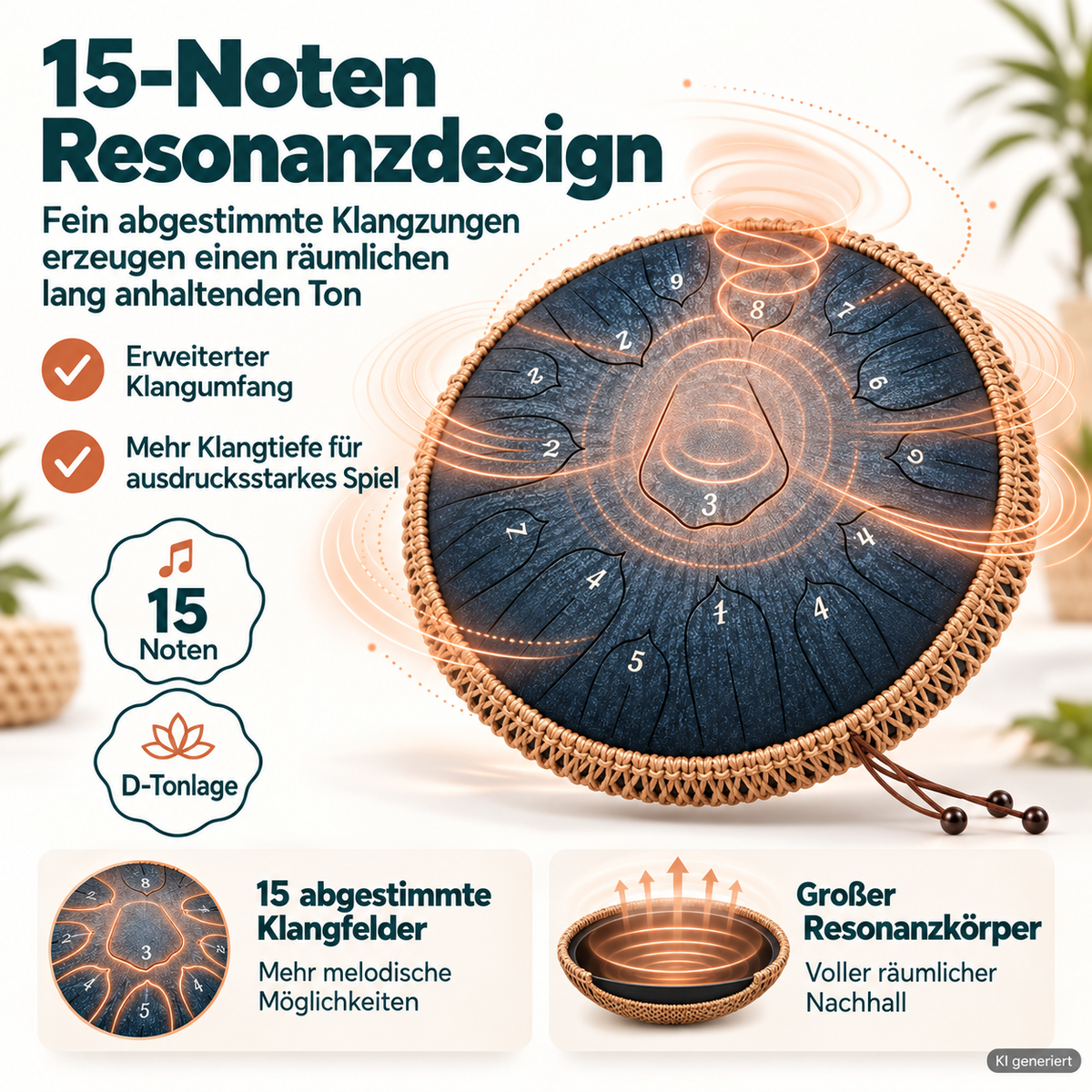 ETHEREA – 15-Noten Klangtrommel