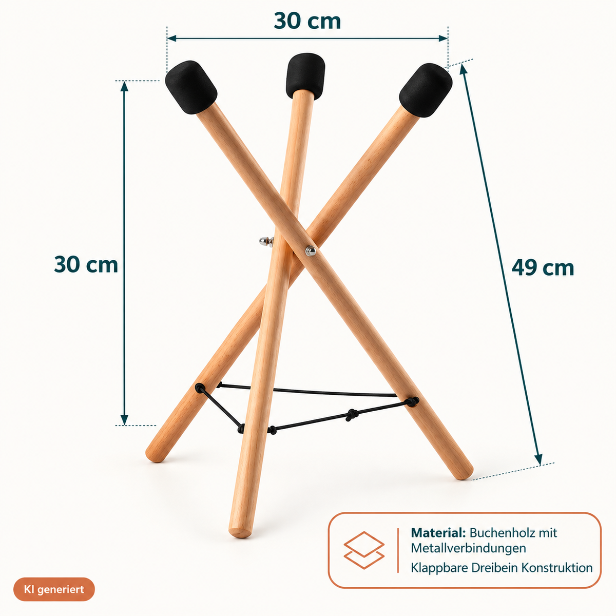 TONEBASE – Klappbarer Trommelständer