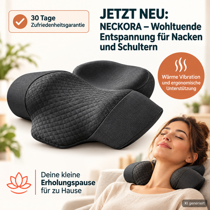 NECKORA – Nackenmassagekissen mit Wärme