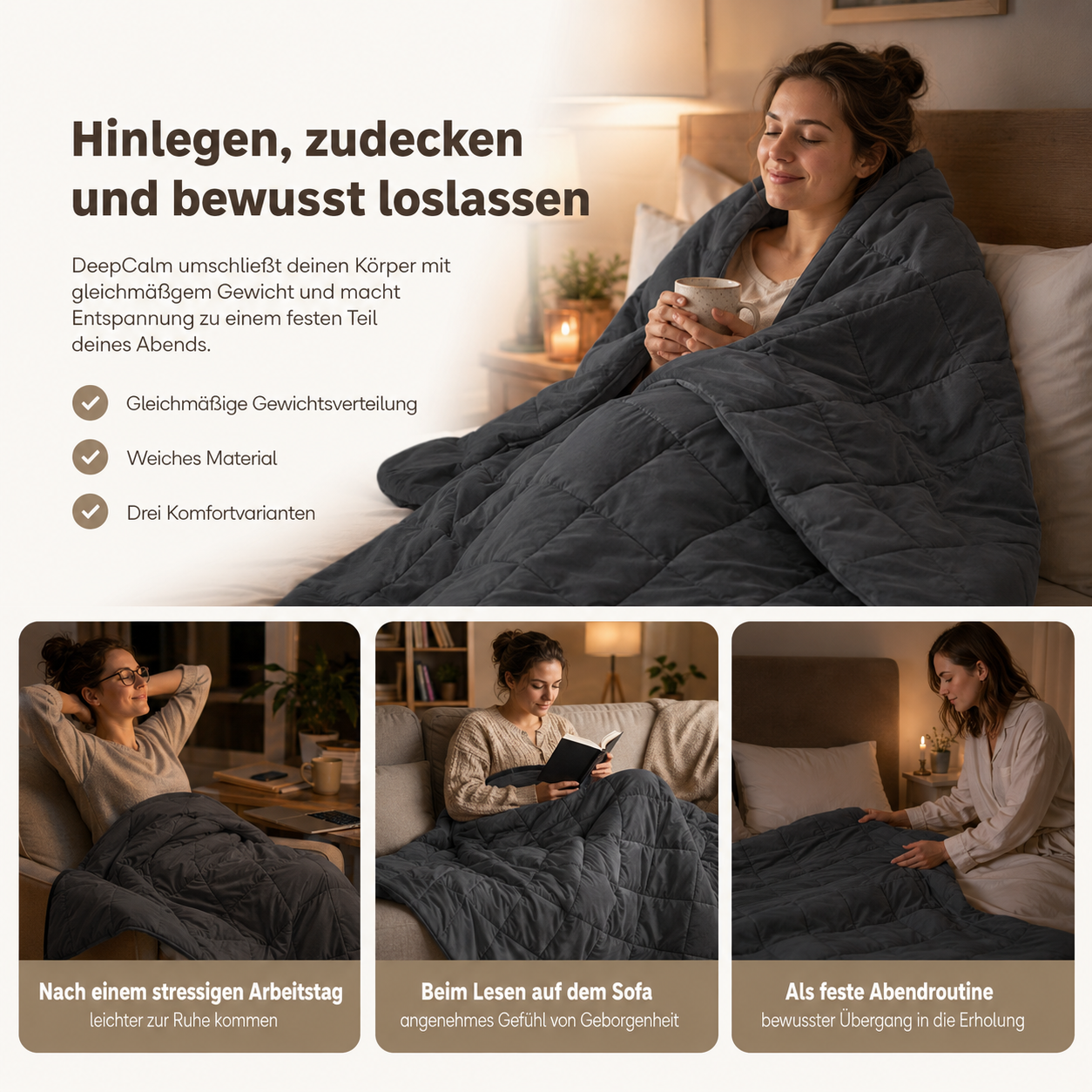 DeepCalm – Gewichtsdecke