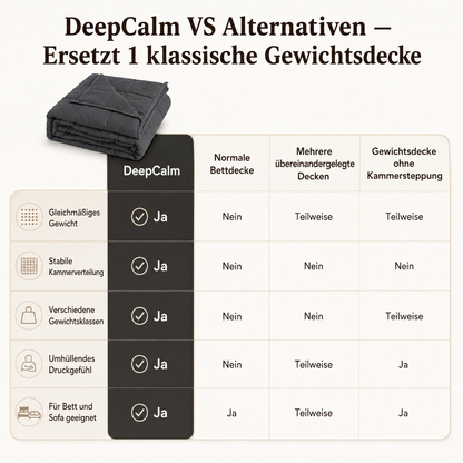 DeepCalm – Gewichtsdecke