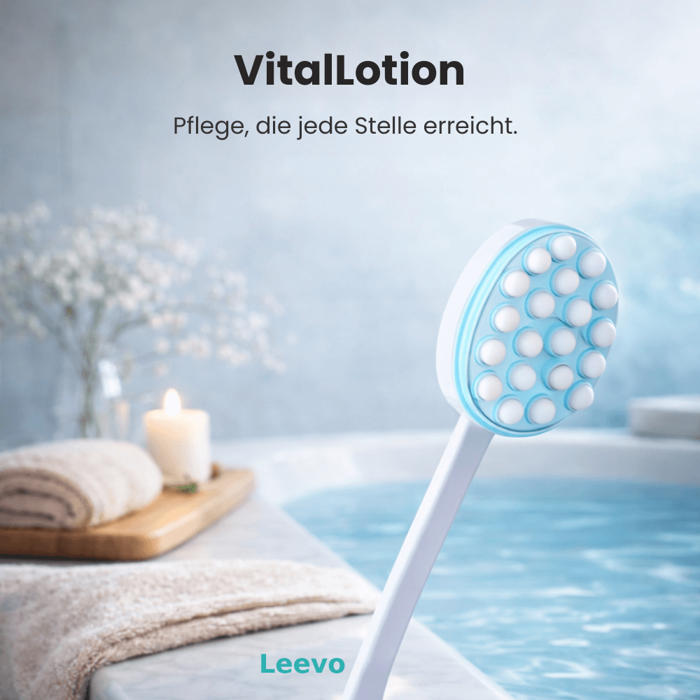 VitalLotion - Pflegender Rücken Lotion Applikator für müheloses Eincremen